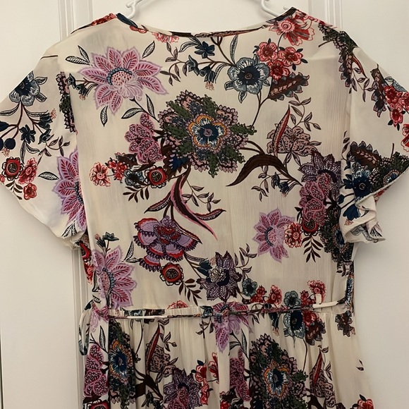 Patrons of Peace Boho Floral Front Wrap Maxi Dress S EUC - Picture 10 of 15